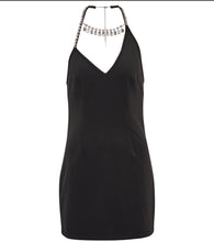 Load image into Gallery viewer, Crystal Embellished Mini Dress
