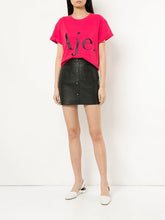 Load image into Gallery viewer, Shrimpton Leather Skirt Black