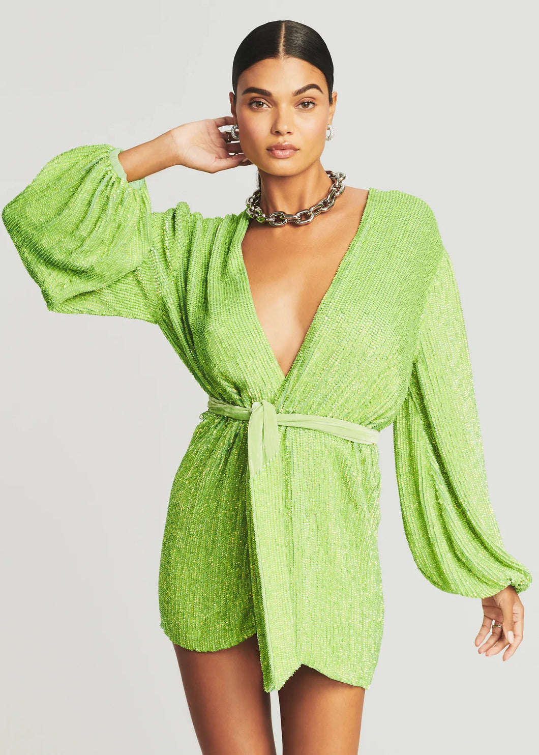 Retrofete Gabrielle Robe Lime Green STYLE GO ROUND
