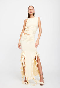 Rendevouz Skirt & Top Set Canary Yellow