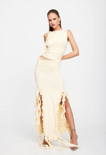 Load image into Gallery viewer, Rendevouz Skirt &amp; Top Set Canary Yellow