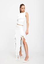 Load image into Gallery viewer, Rendevouz Skirt &amp; Top Set White