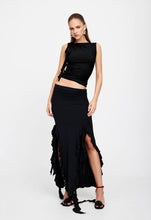 Load image into Gallery viewer, Rendevouz Skirt &amp; Top Set Black