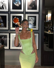 Load image into Gallery viewer, House of CB Maylene Skirt  &amp; Rafa Corset Medium Lime