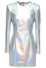 Load image into Gallery viewer, Balmain Holographic Iridescent Dress