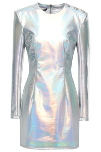 Balmain Holographic Iridescent Dress